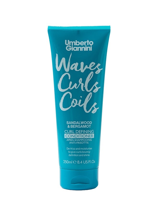 Umberto Giannini Waves, Curls & Coils Conditioner 250ml - Image 1